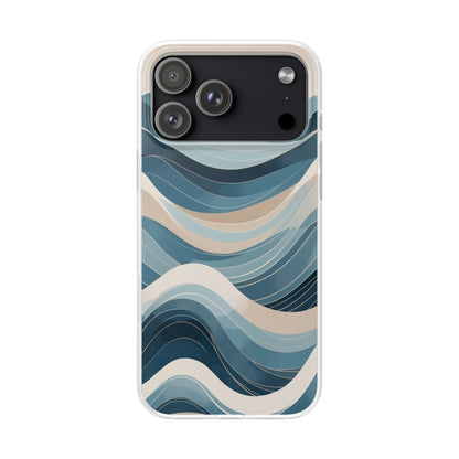 Minimalist Ocean Waves Phone Case