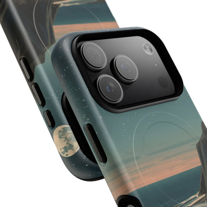 iPhone Moonlit British Cliffs Premium MagSafe Case