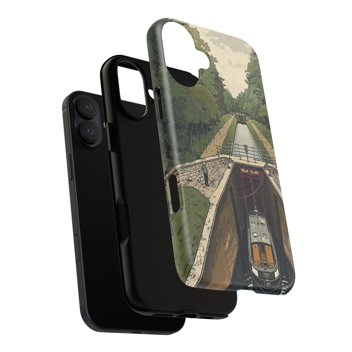 iPhone Heritage Canal Lock Flight Premium MagSafe Case