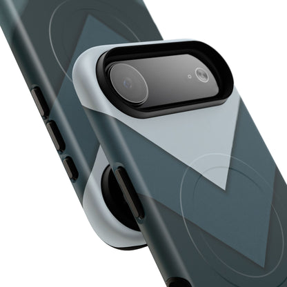 Midnight Chevron iPhone Case - Luxury Shockproof MagSafe® Tough Cover