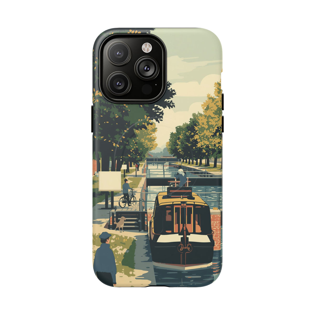 iPhone Towpath Lock Audience Premium MagSafe Case