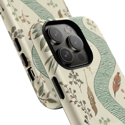 iPhone Canal-Side Botanical Premium MagSafe Case