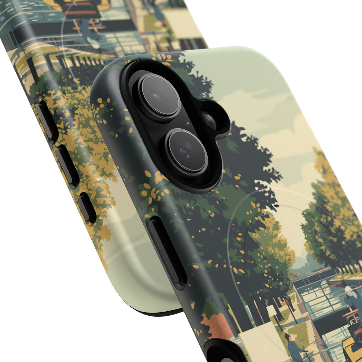 iPhone Towpath Lock Audience Premium MagSafe Case