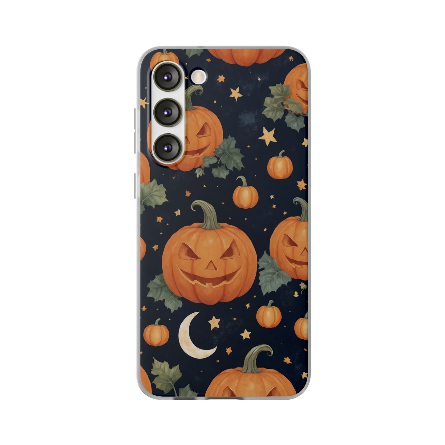 Pumpkin Phone Case Halloween Lantern Night Sky