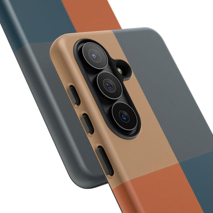 Samsung Galaxy Mid Century Colour Block Case - Matte Tough Protective Cover