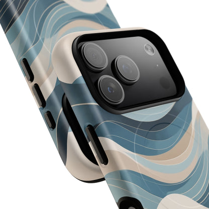 Coastal Drift Wave iPhone Case - Premium MagSafe Protective Cover