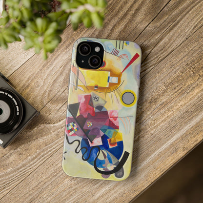 Yellow-Red-Blue Abstract Art Phone Case - Kandinsky Modernist Masterpiece