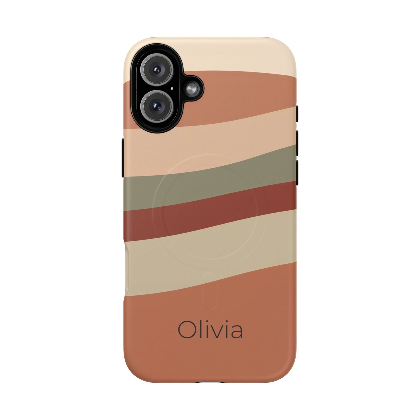 Personalised Custom Name iPhone MagSafe Case - Sienna Wave