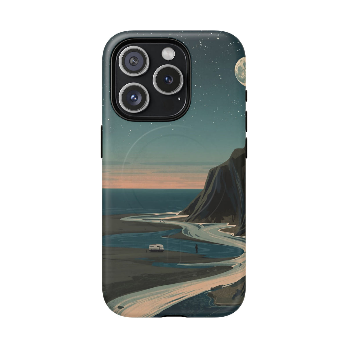 iPhone Moonlit British Cliffs Premium MagSafe Case