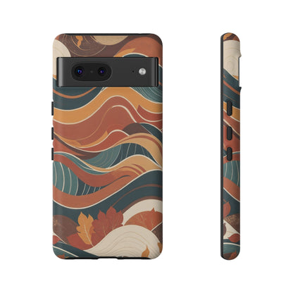 Google Pixel Case - Abstract Autumn Waves