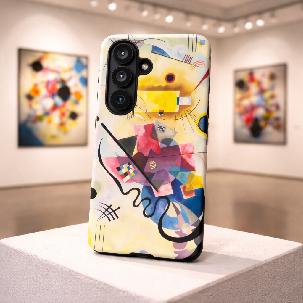 Samsung Galaxy Kandinsky Abstract Art Phone Case - Colourful Matte Tough Protective Cover