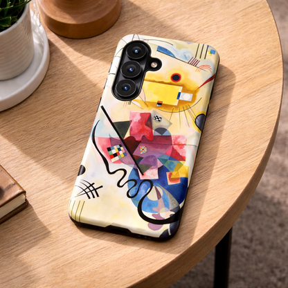 Samsung Galaxy Kandinsky Abstract Art Phone Case - Colourful Matte Tough Protective Cover