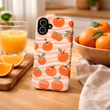 Orange Grove Pattern iPhone Case - Premium MagSafe Protective Cover