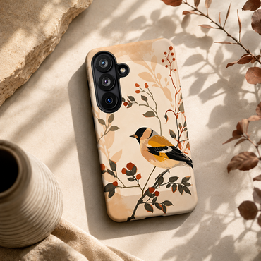 iPhone Floral Goldfinch Premium MagSafe Case