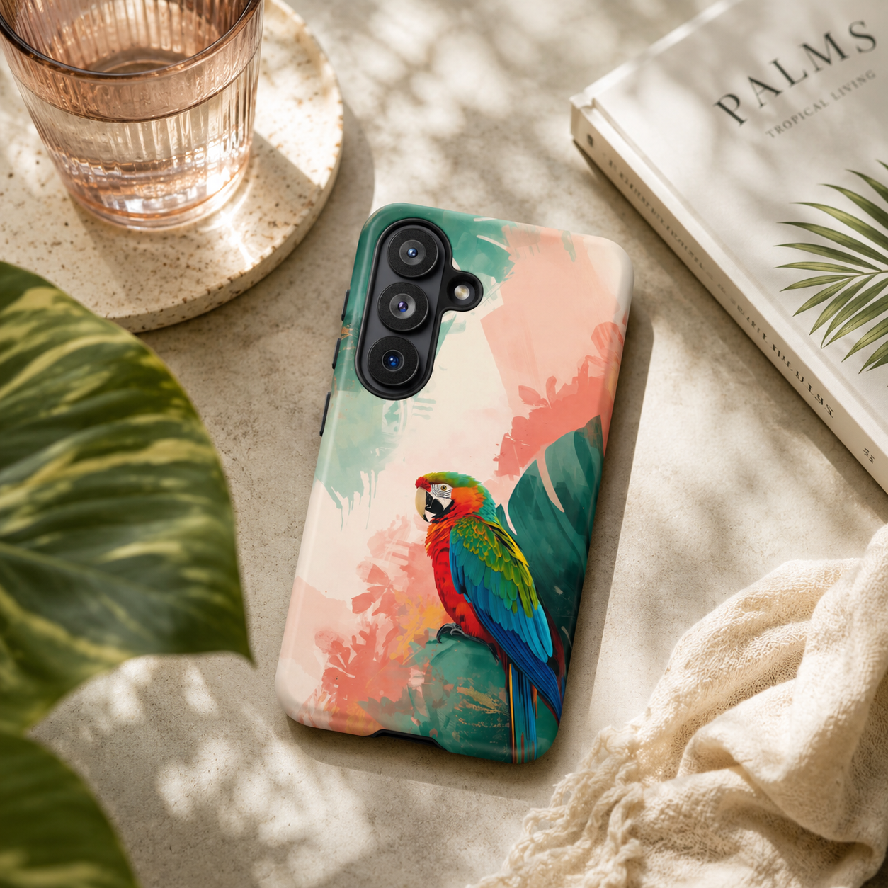 iPhone Tropical Parrot Premium MagSafe Case