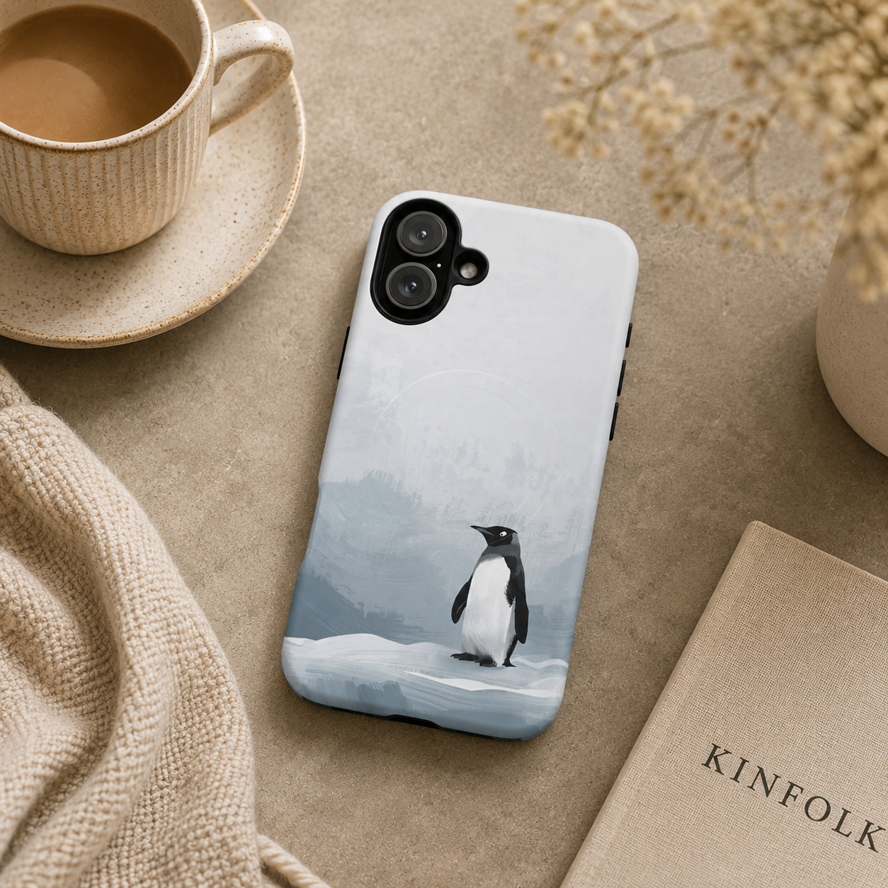 iPhone Minimalist Penguin Premium MagSafe Case