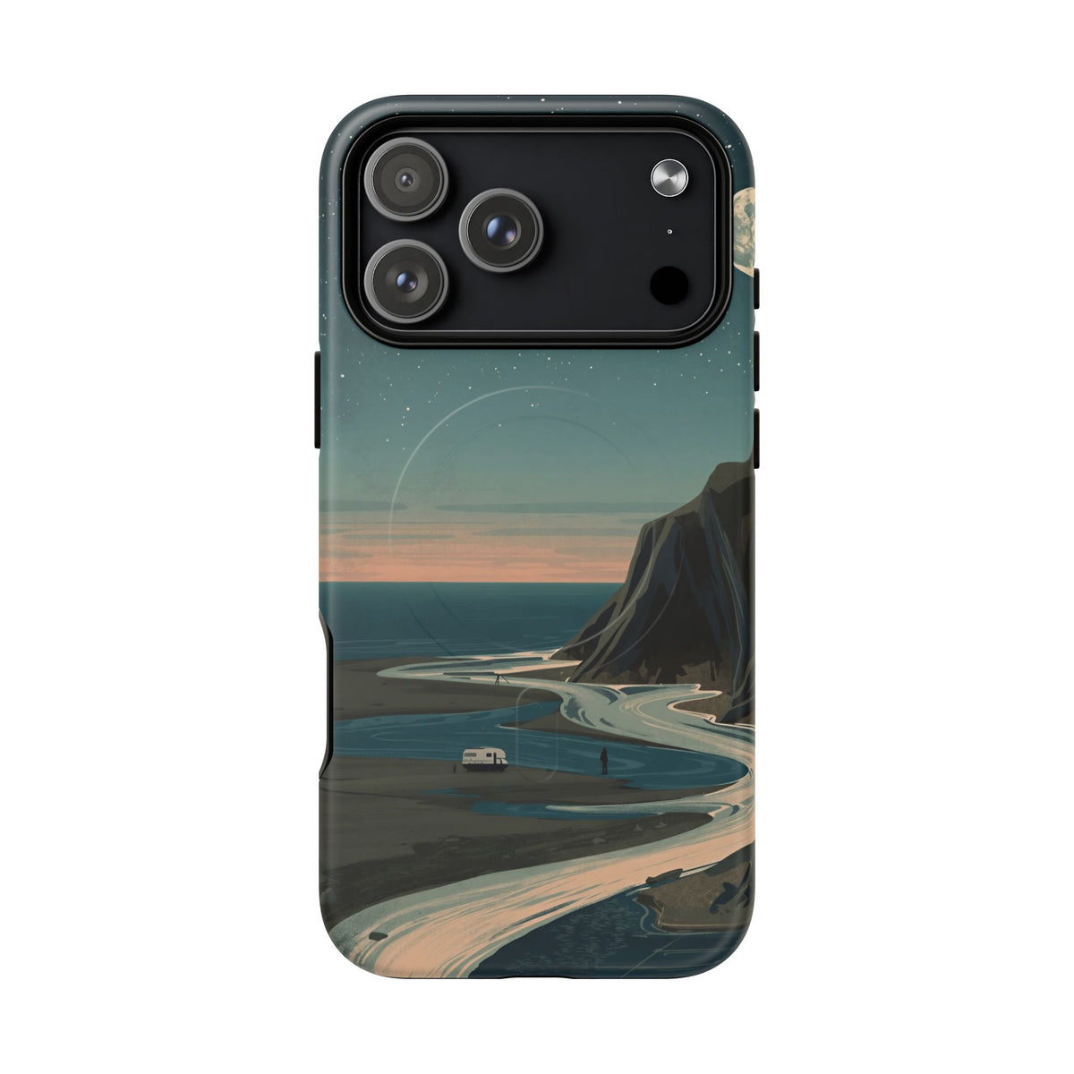 iPhone Moonlit British Cliffs Premium MagSafe Case