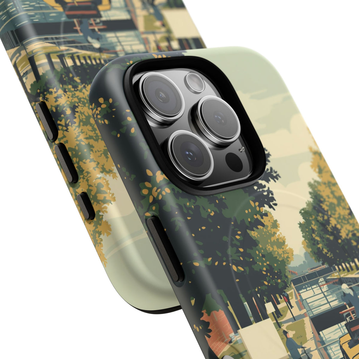 iPhone Towpath Lock Audience Premium MagSafe Case