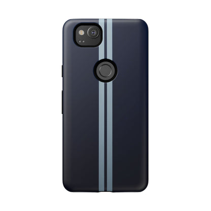 Google Pixel Case - Midnight Racing Stripe Design