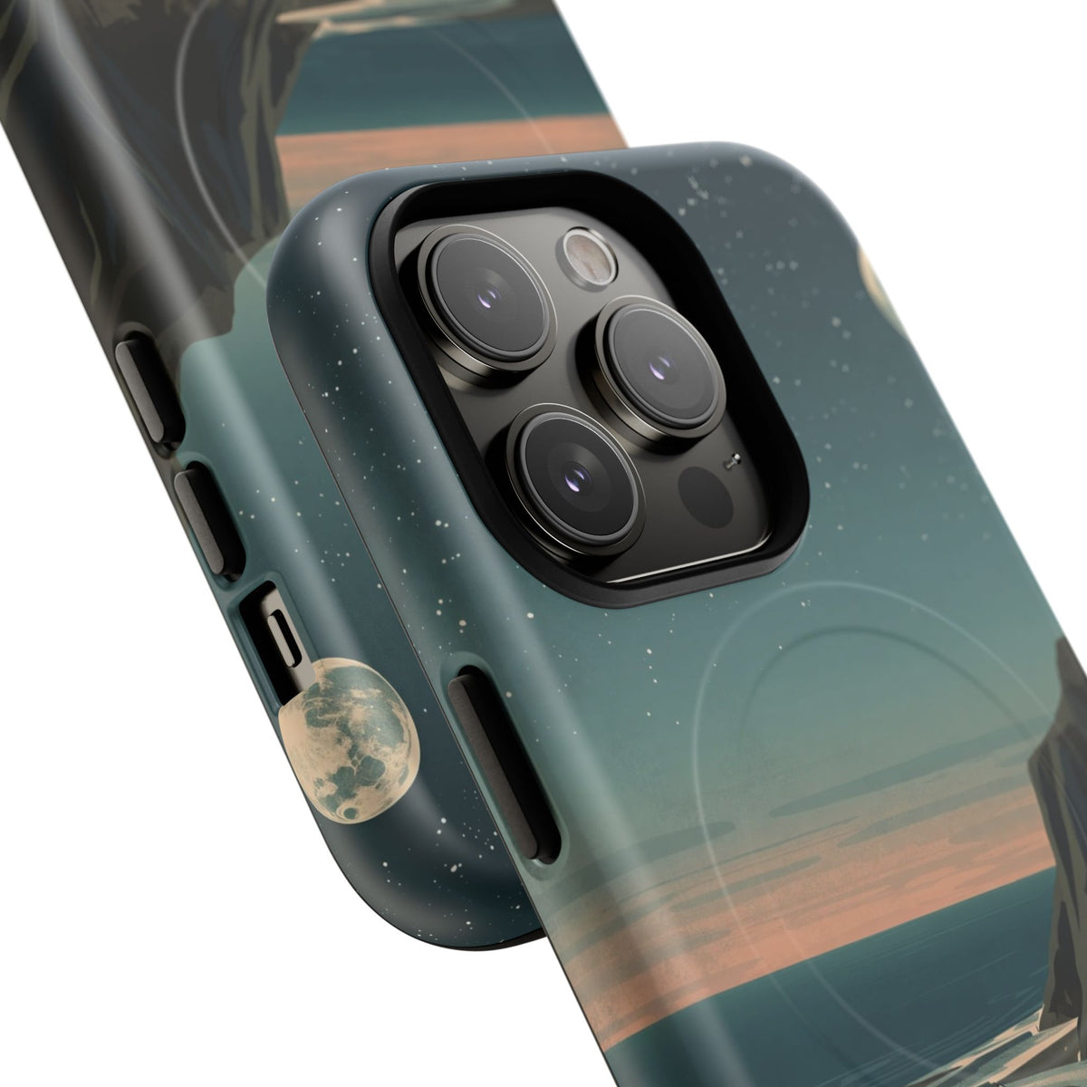 iPhone Moonlit British Cliffs Premium MagSafe Case