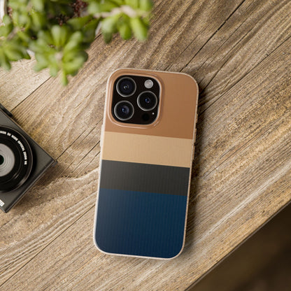 Retro Marina Eco-Friendly iPhone Case - Sustainable Biodegradable Design