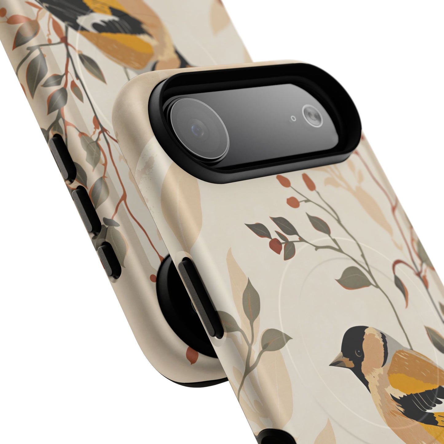 iPhone Floral Goldfinch Premium MagSafe Case