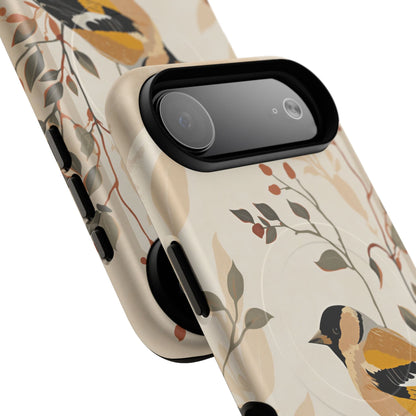 iPhone Floral Goldfinch Premium MagSafe Case