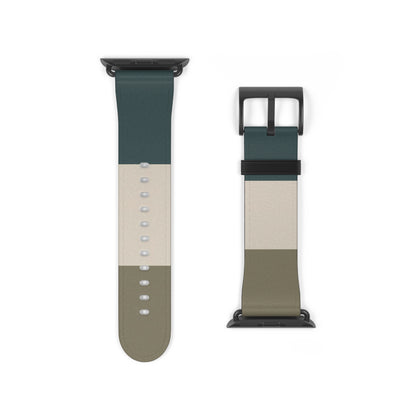 Nordic Coast Apple Watch Strap - Minimal Colour-Block Watch Band