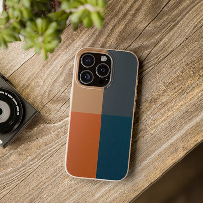 Harbour Grid Eco-Friendly iPhone Case - Sustainable Biodegradable Design