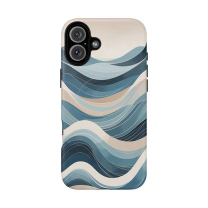 Coastal Drift Wave iPhone Case - Premium MagSafe Protective Cover