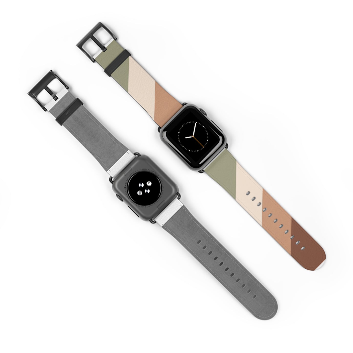 Sage Trail Apple Watch Strap - Soft Geometric Watch Band