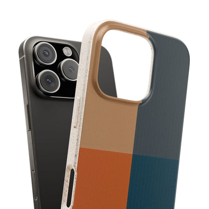 Harbour Grid Eco-Friendly iPhone Case - Sustainable Biodegradable Design