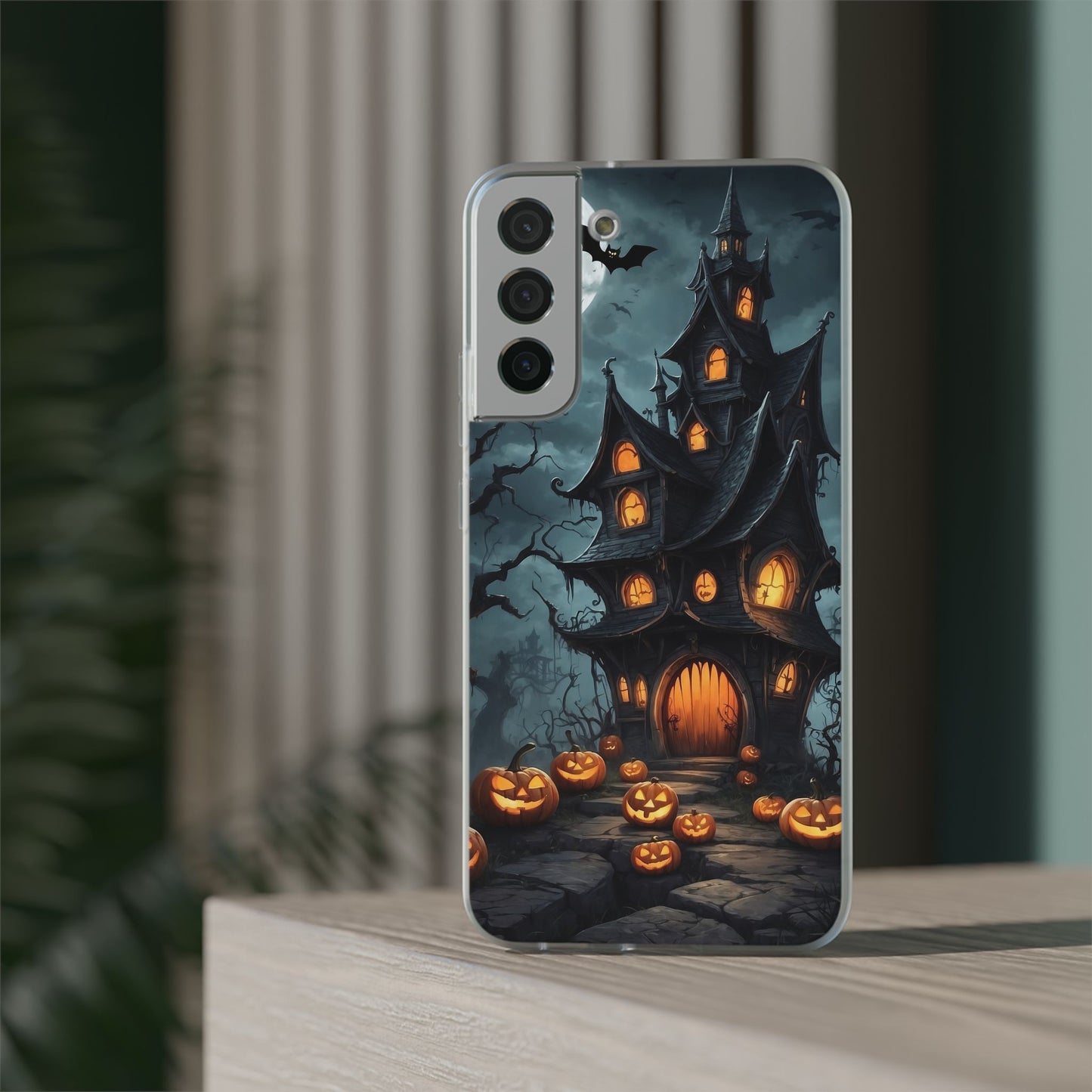 Halloween Haunted House Phone Case Spooky Lantern