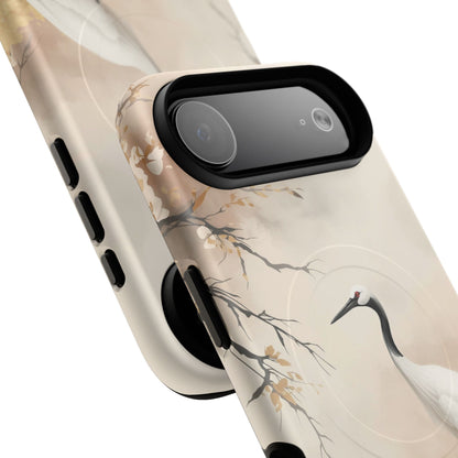 iPhone Elegant Crane Premium MagSafe Case