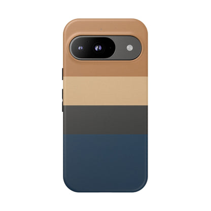 Sahara Stripe Google Pixel Case - Dual-Layer Matte Protective Cover