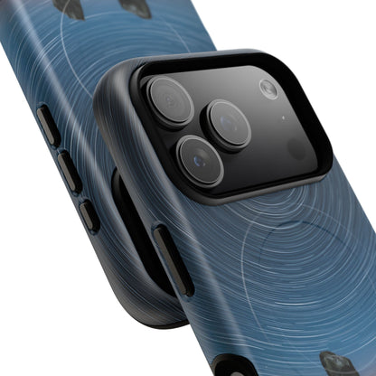 iPhone Star Trails Over Ancient Stones Premium MagSafe Case