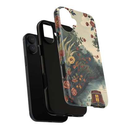 iPhone Porthole Canal Garden Premium MagSafe Case