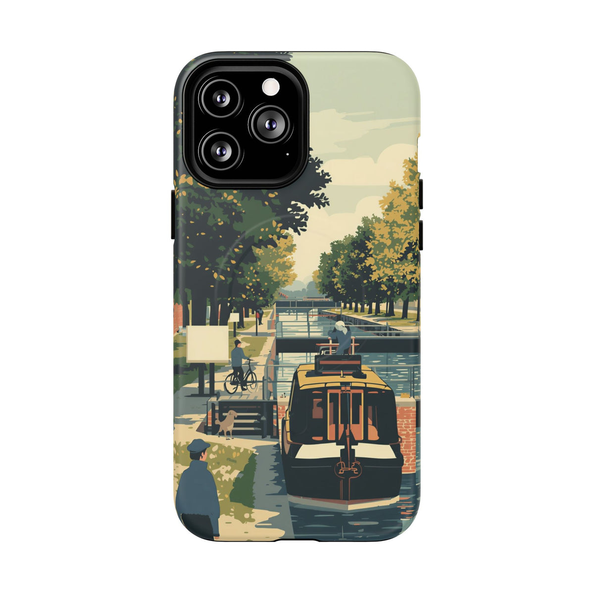 iPhone Towpath Lock Audience Premium MagSafe Case
