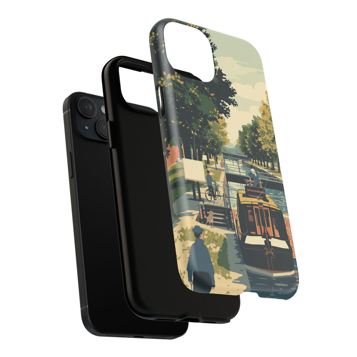 iPhone Towpath Lock Audience Premium MagSafe Case