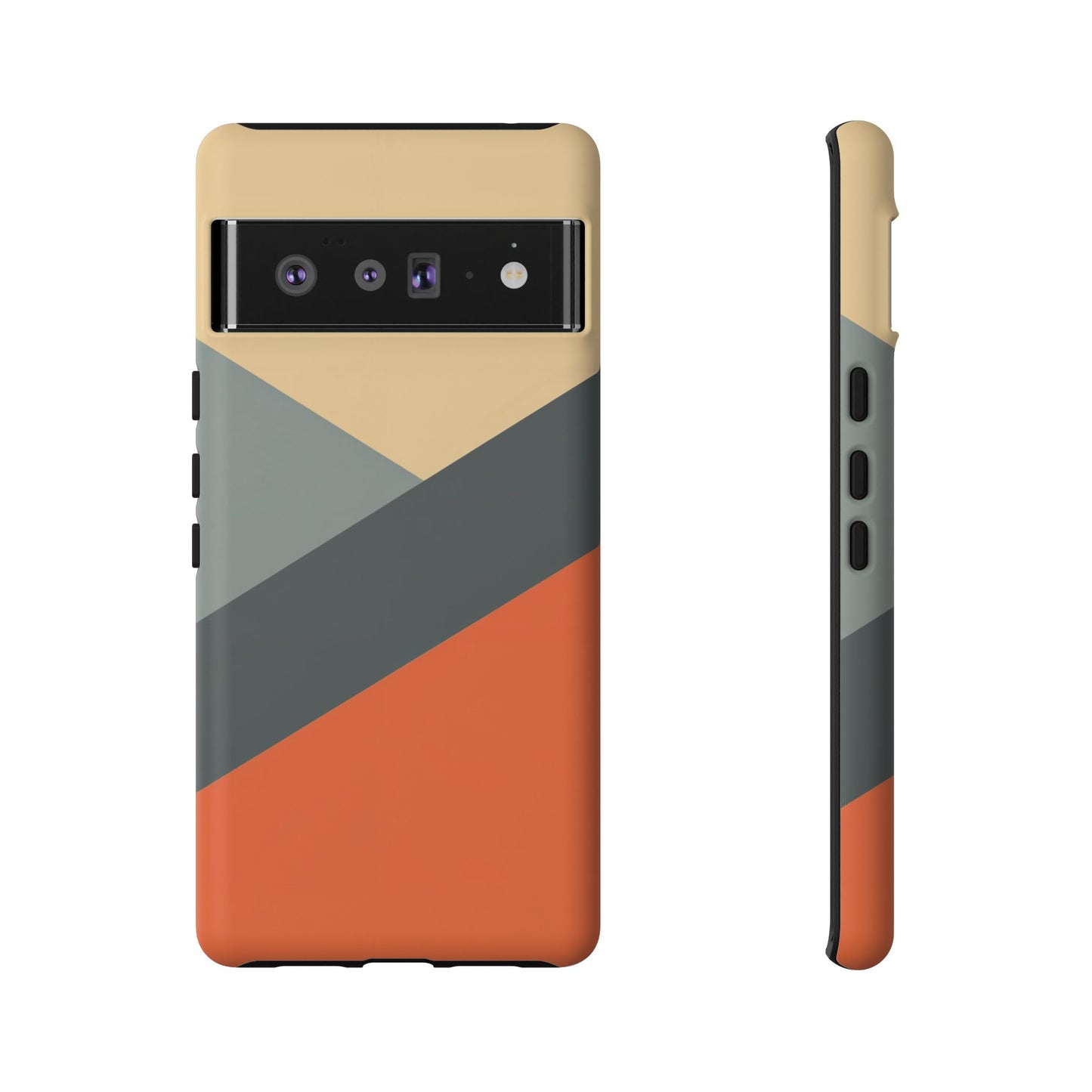 Ember Angle Google Pixel Case - Dual-Layer Shockproof Matte Cover