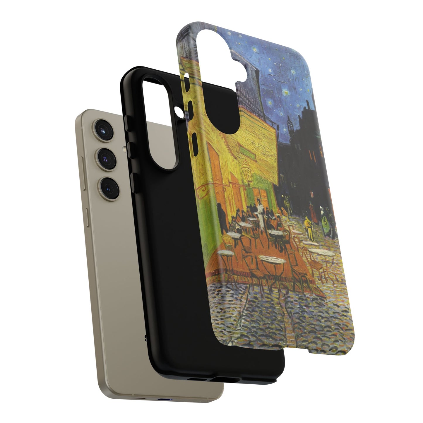 Samsung Galaxy Van Gogh Cafe Terrace Phone Case - Night Art Matte Tough Protective Cover