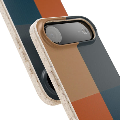 Harbour Grid Eco-Friendly iPhone Case - Sustainable Biodegradable Design