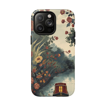 iPhone Porthole Canal Garden Premium MagSafe Case