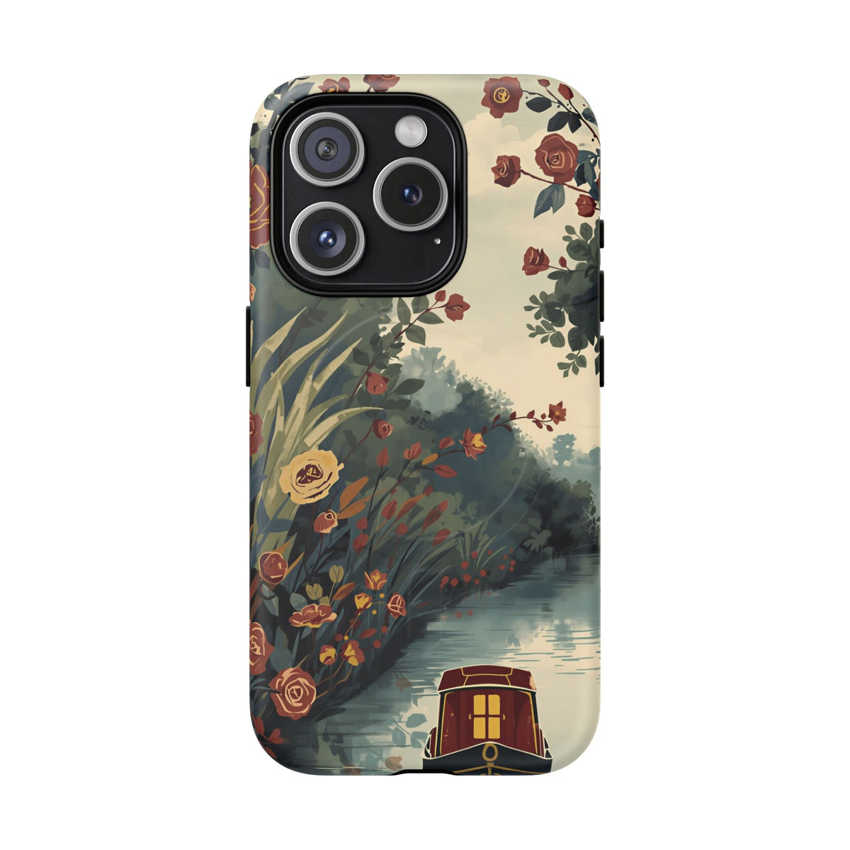 iPhone Porthole Canal Garden Premium MagSafe Case