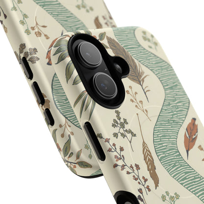 iPhone Canal-Side Botanical Premium MagSafe Case