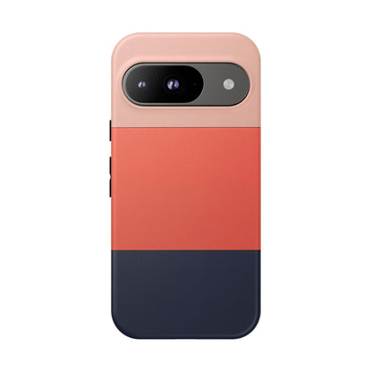 Retro Coral Google Pixel Case - Dual-Layer Shockproof Matte Cover
