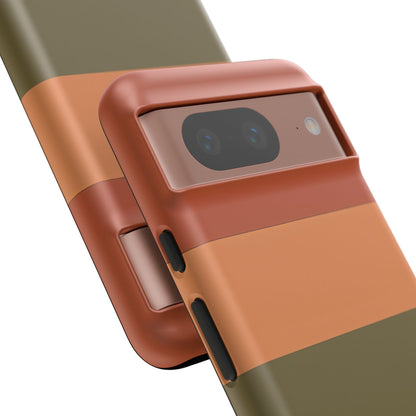Google Pixel Case - Earth Tone Block Stripe
