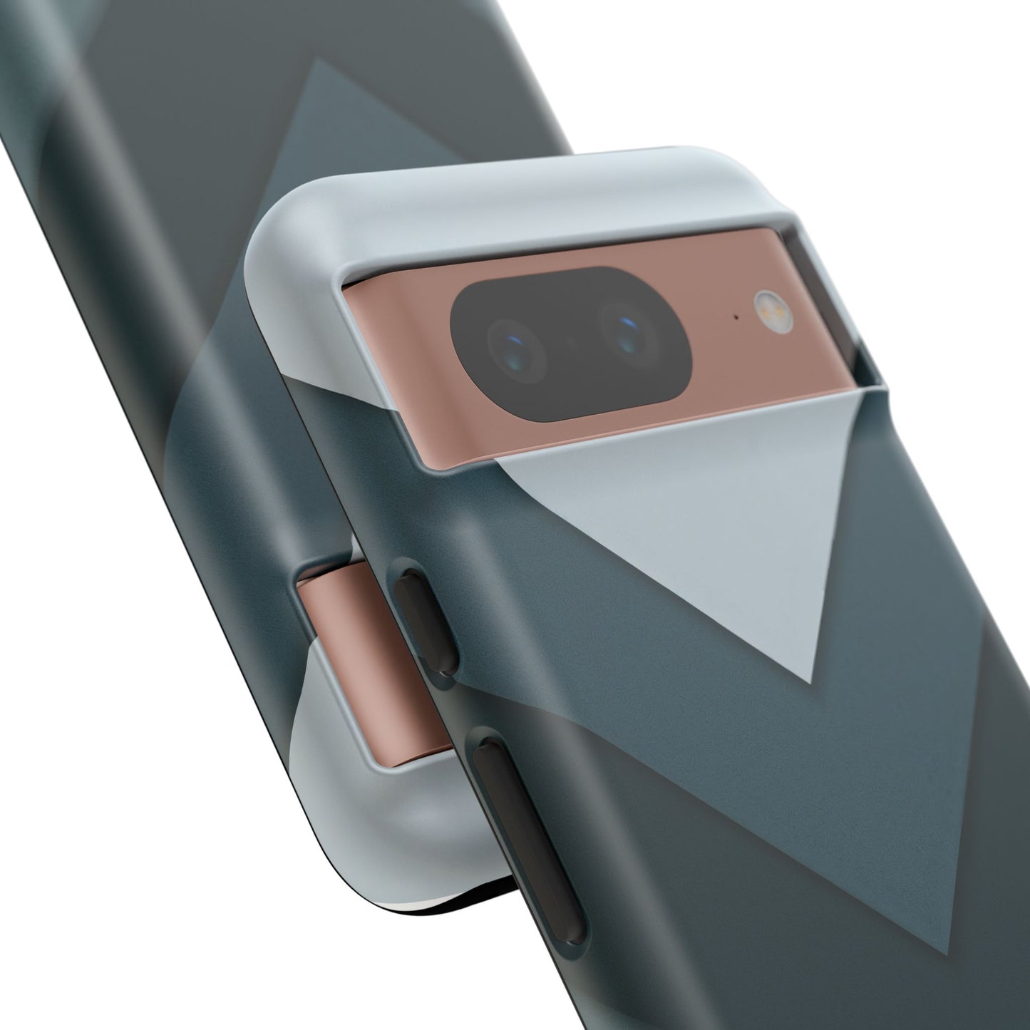 Midnight Chevron Google Pixel Case - Dual-Layer Shockproof Matte Cover