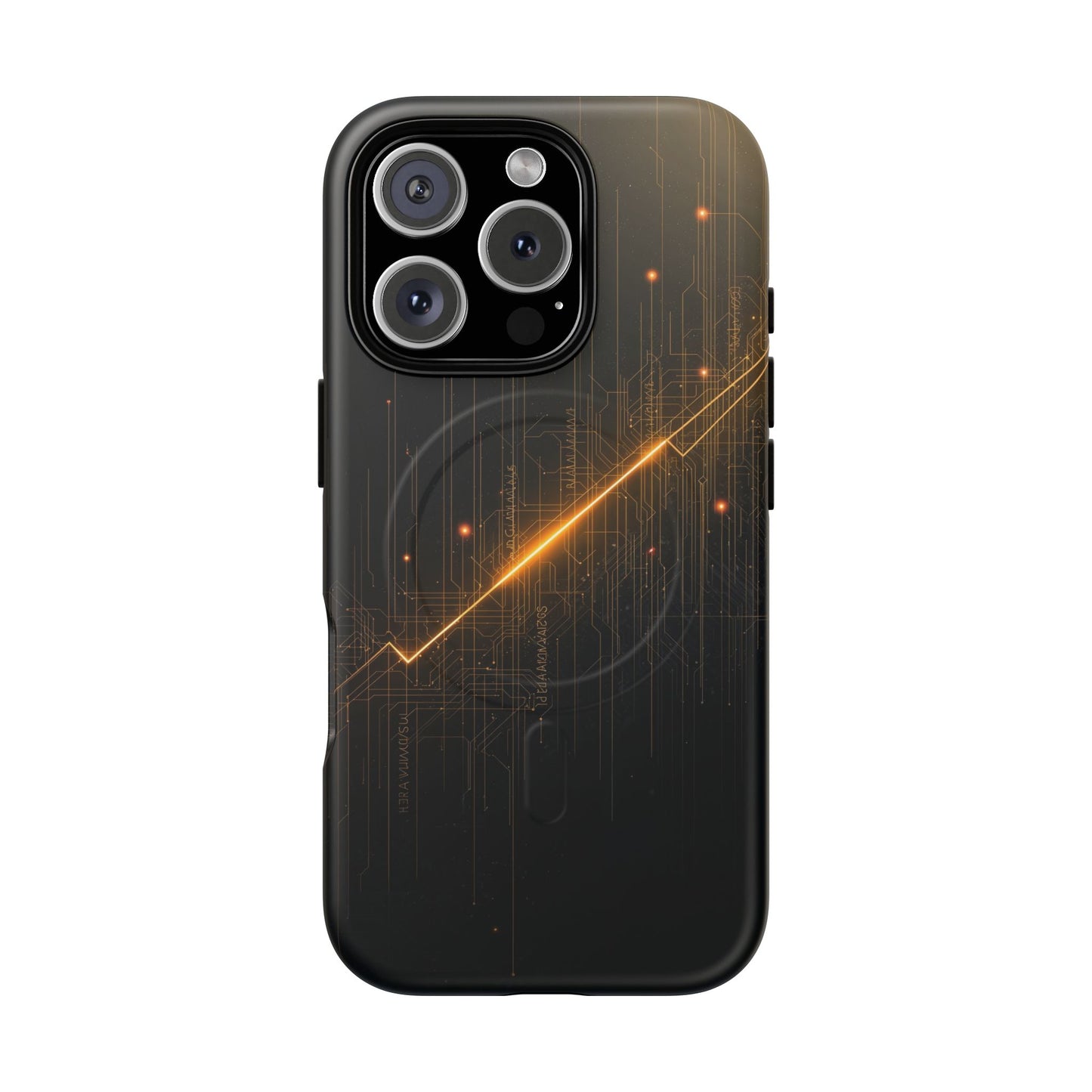 Wall Street Graph iPhone Case - Stock Market Shockproof MagSafe® Compatible