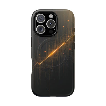Wall Street Graph iPhone Case - Stock Market Shockproof MagSafe® Compatible